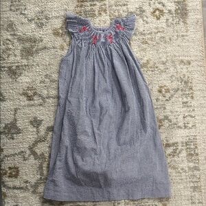 Silly Goose Hand Smocked Crawfish Gingham Girls’ Dress